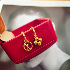 Asymmetrical Floral Earrings
