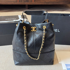 Vintage Argyle Tote Bag