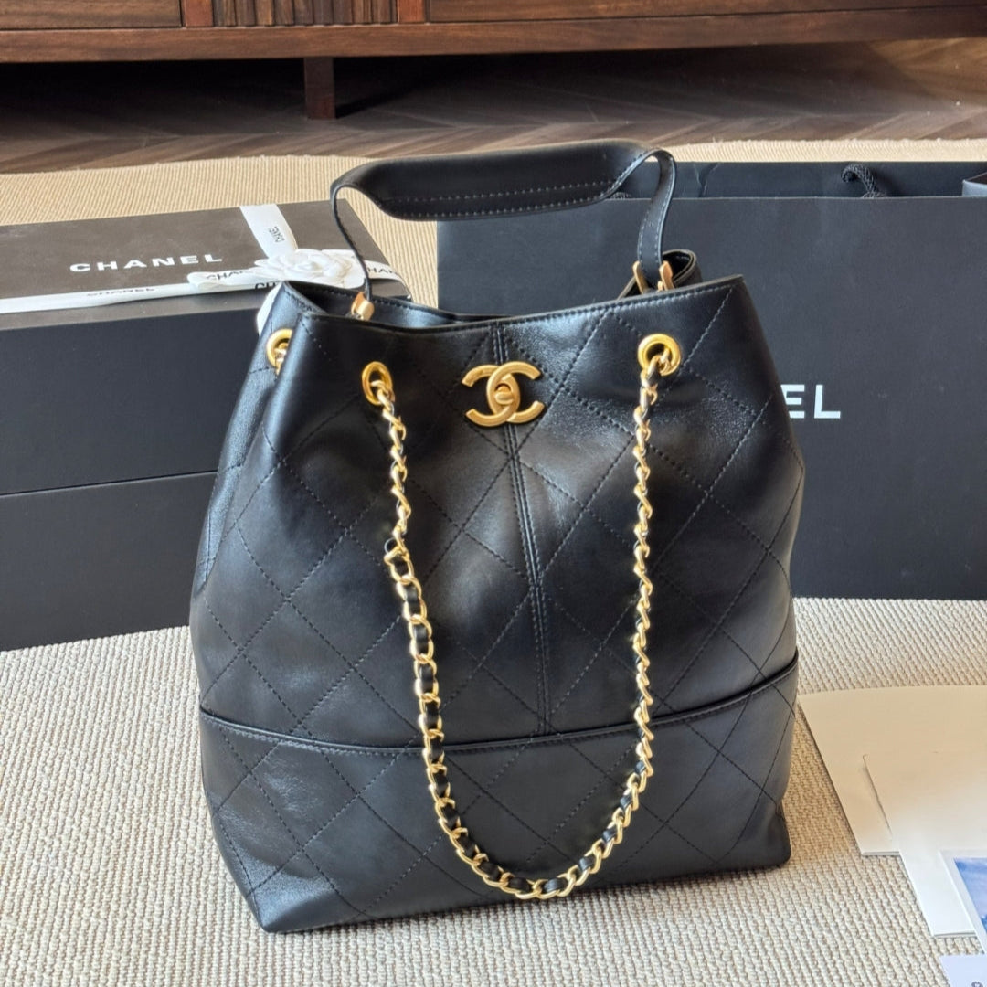 Vintage Argyle Tote Bag