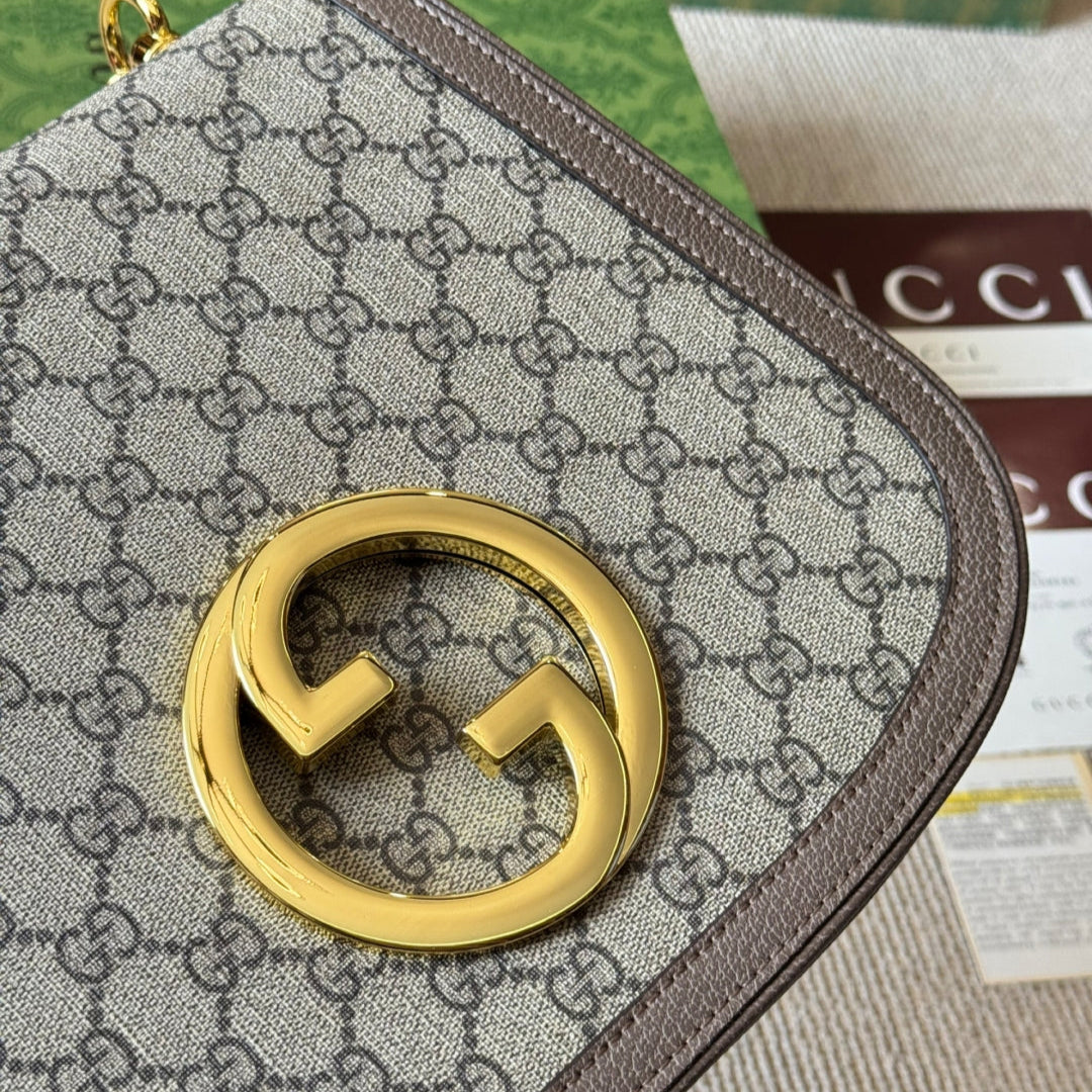 Geometric Metal Retro Messenger Bag