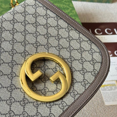 Geometric Metal Retro Messenger Bag
