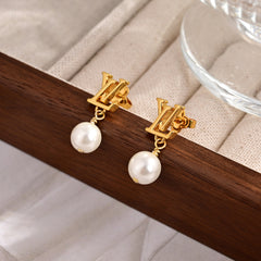 Classic Pearl Drop Earrings