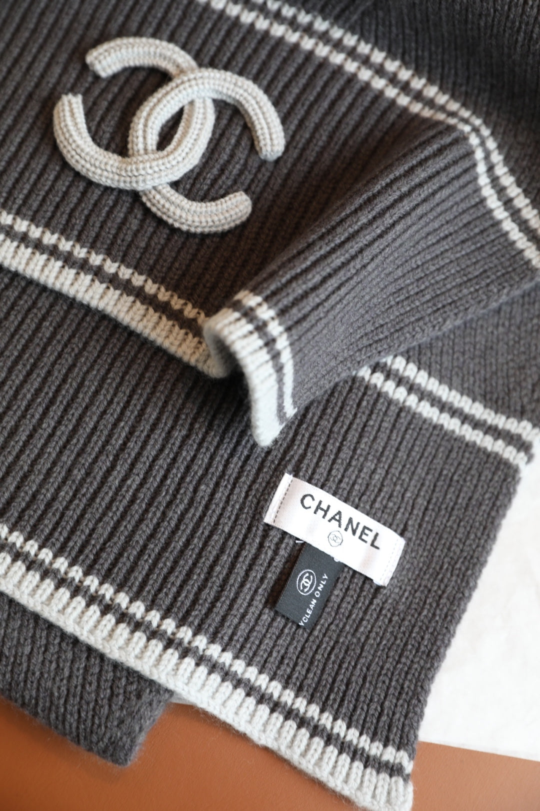 Elegant Wool Cashmere Knitted Shawl Scarf