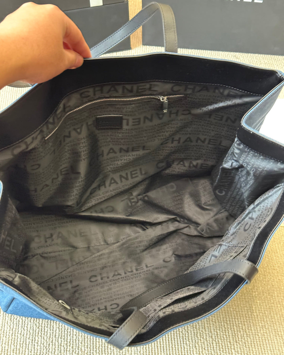 Fashionable Denim Tote Bag