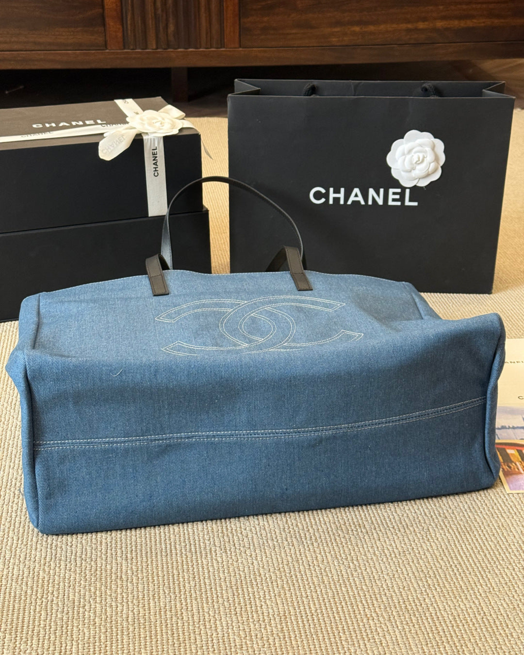 Fashionable Denim Tote Bag
