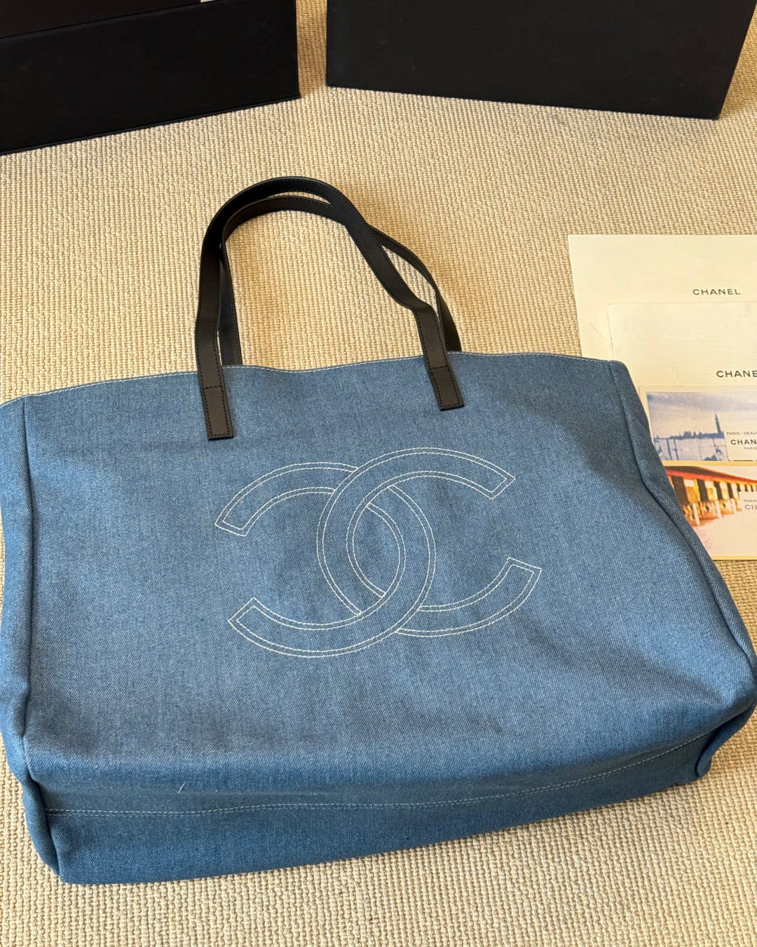 Fashionable Denim Tote Bag