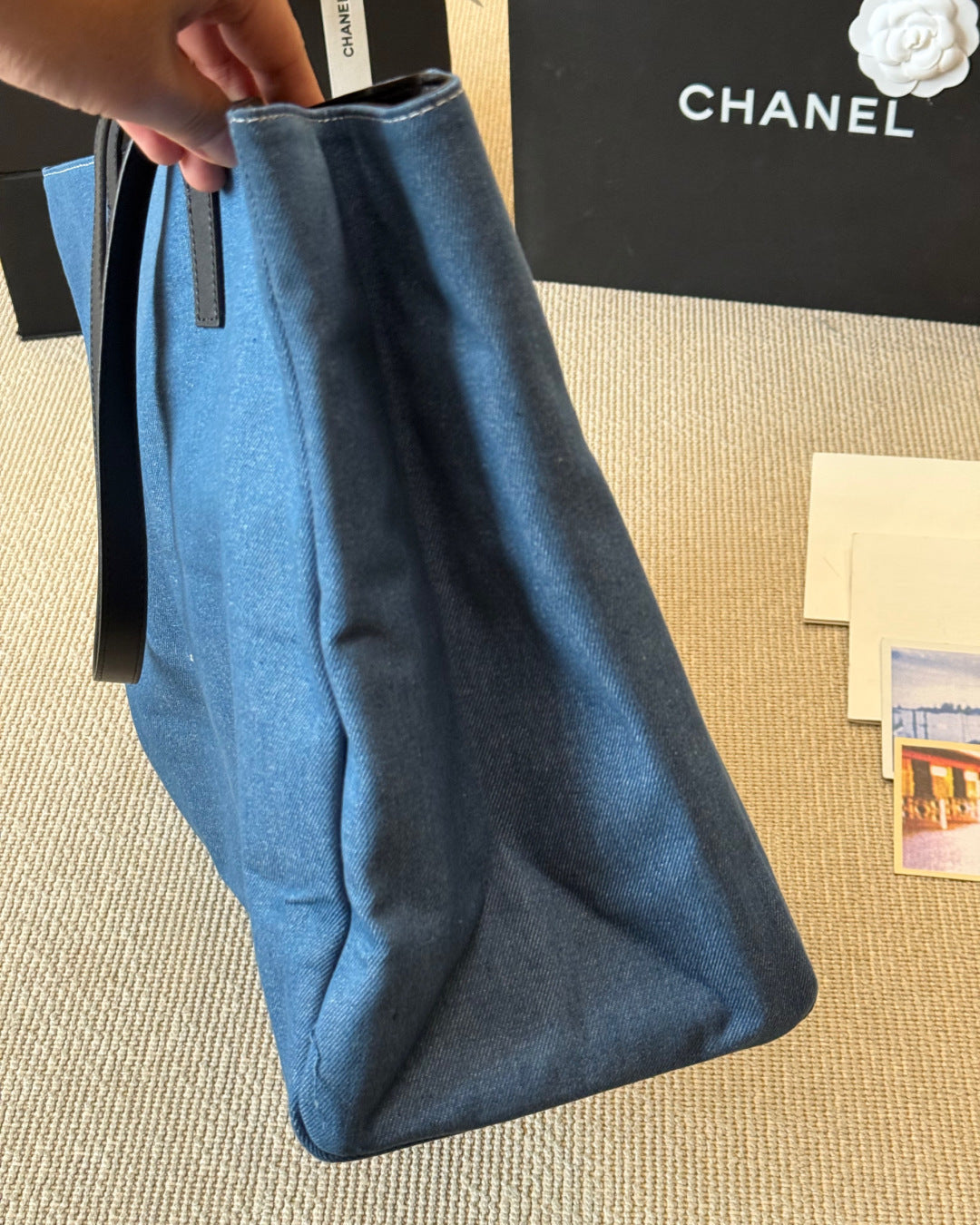 Fashionable Denim Tote Bag