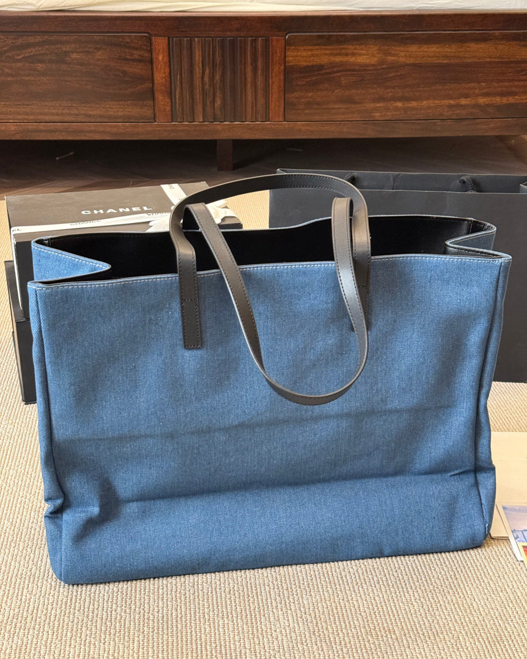 Fashionable Denim Tote Bag
