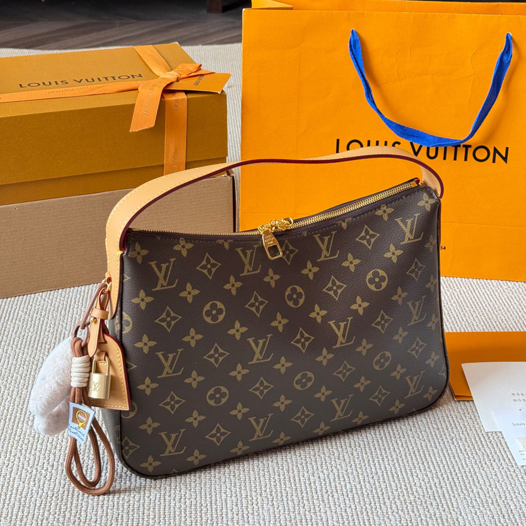 Classic 2-Size Printed Handbag