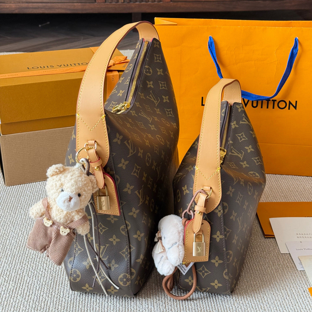 Classic 2-Size Printed Handbag