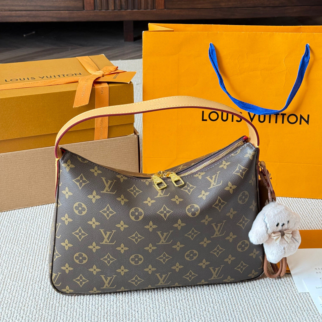 Classic 2-Size Printed Handbag