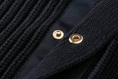 Embroidered knitted cashmere sweatshirt