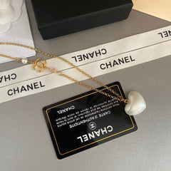 Pearl Heart Necklace
