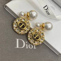 Pearl Crystal Earrings