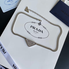 Diamond Triangle Necklace