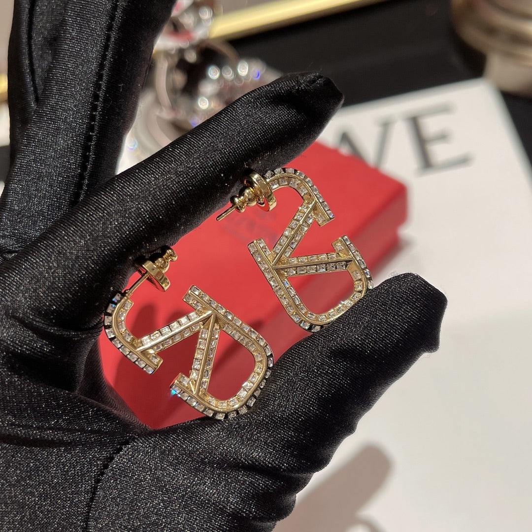 Earrings with Crystals