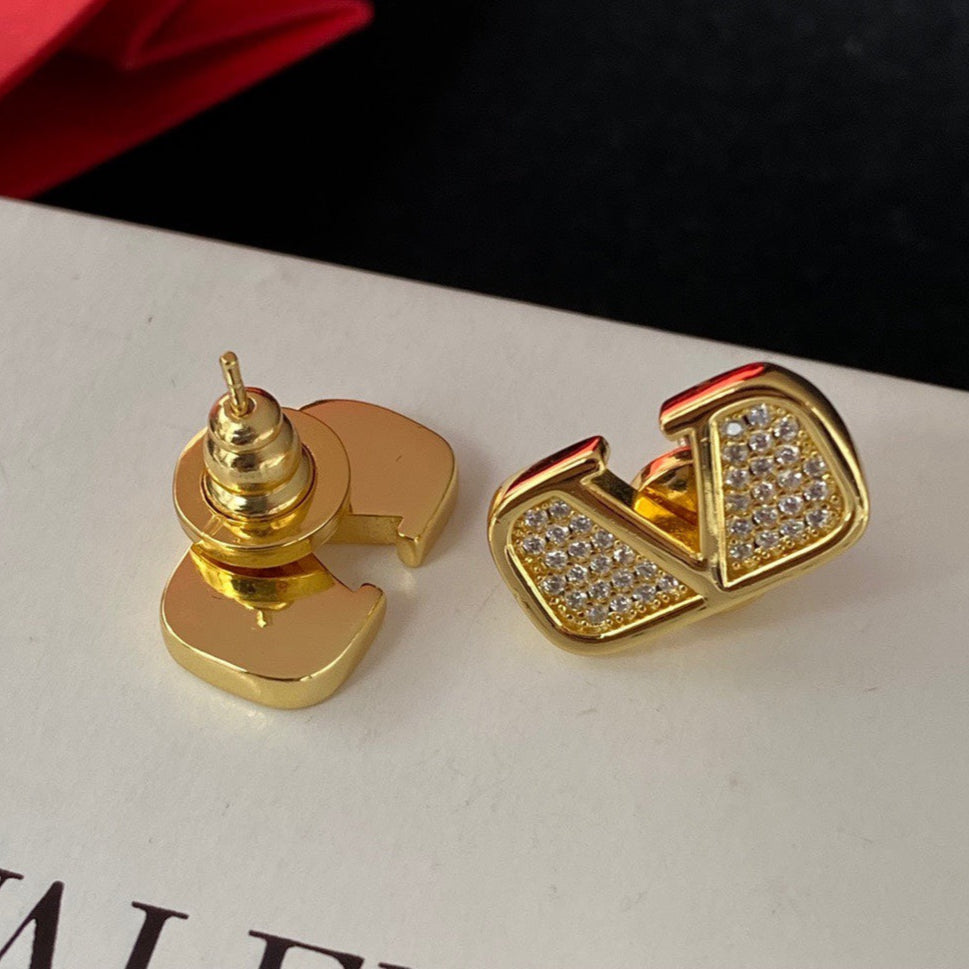 Mini Diamond Stud Earrings