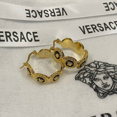 Enamel Avatar Hoop Earrings