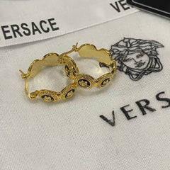 Enamel Avatar Hoop Earrings