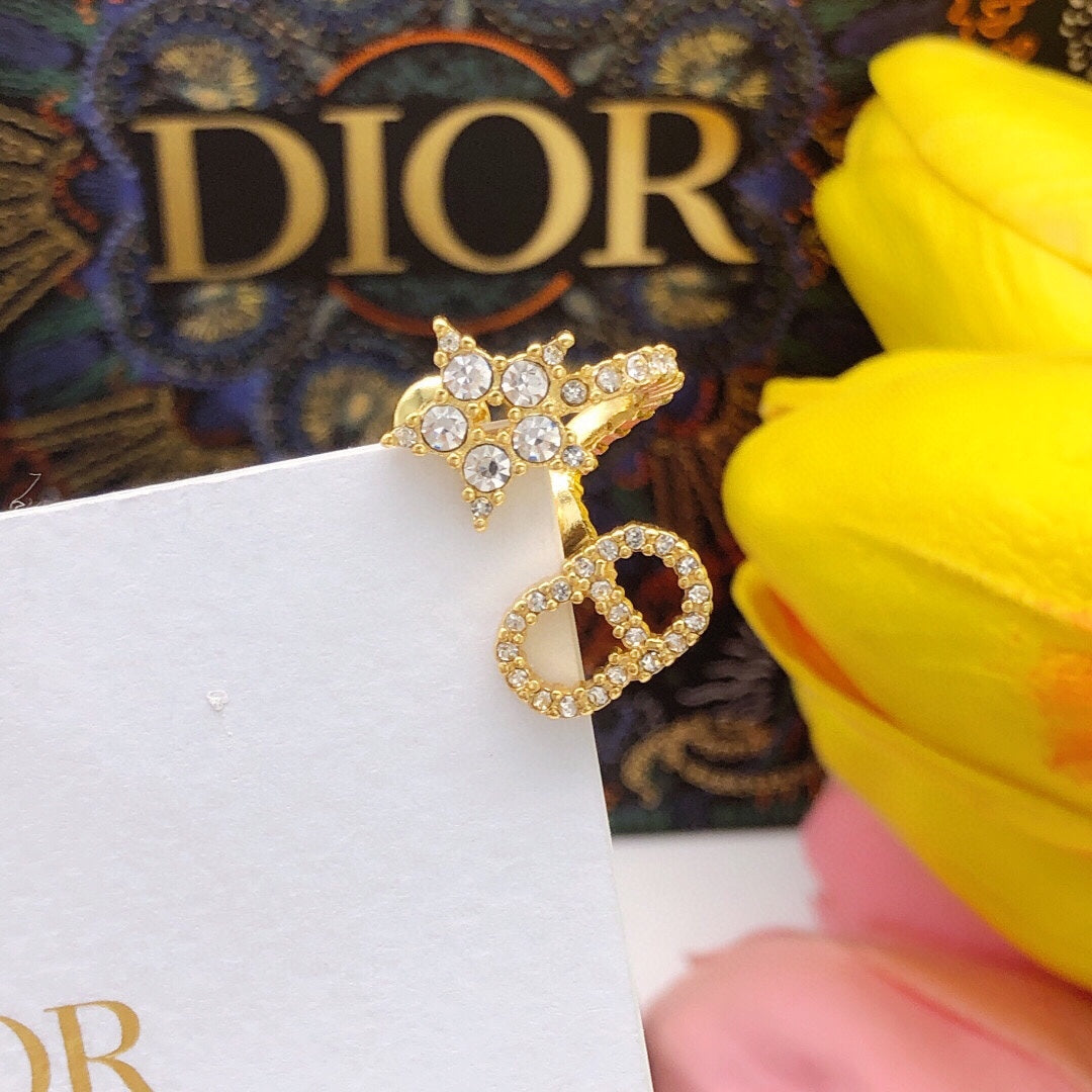Diamond Star Earrings