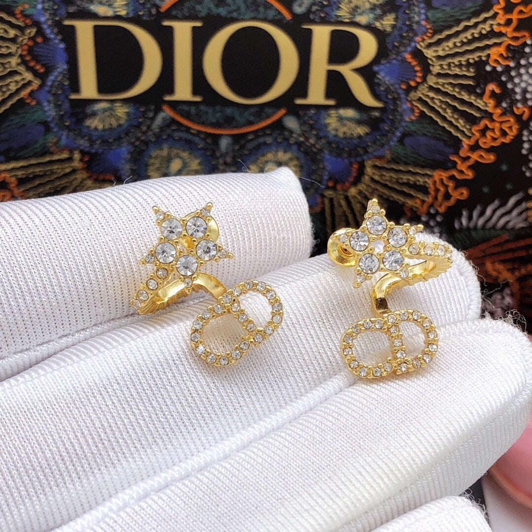 Diamond Star Earrings