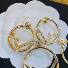 Fashion Double Hoop Earrings