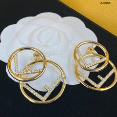 Fashion Double Hoop Earrings
