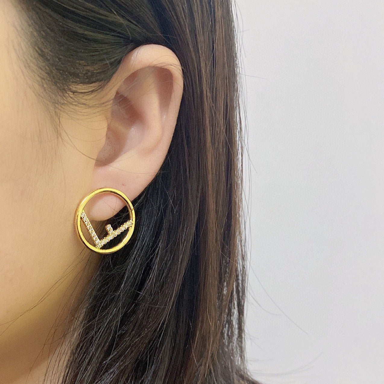 Fashion Double Hoop Earrings