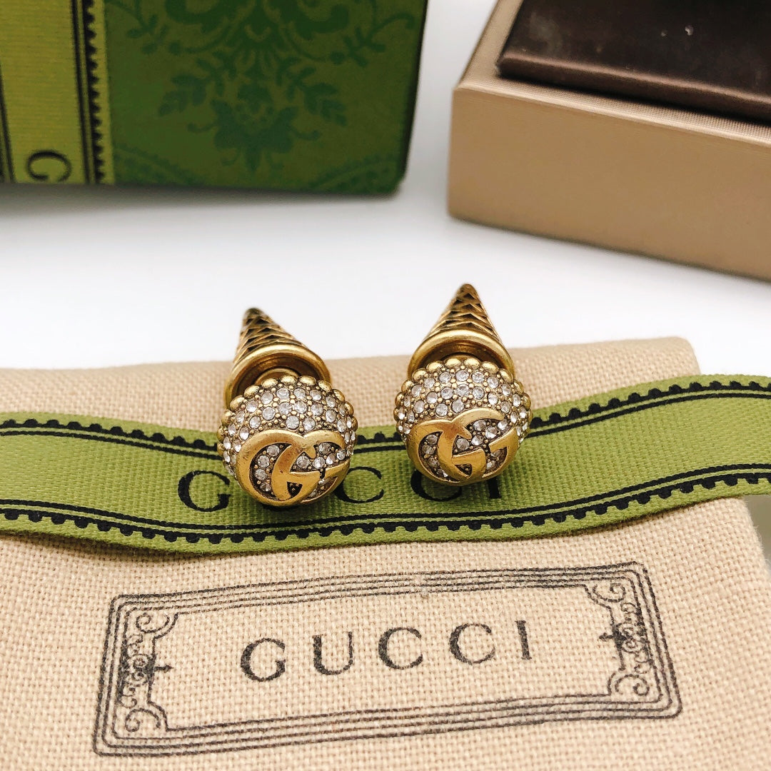 Diamond Ice Cream Earrings