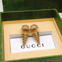 Diamond Ice Cream Earrings