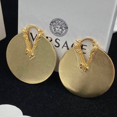 Personalized Large Disc Earrings