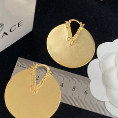Personalized Large Disc Earrings