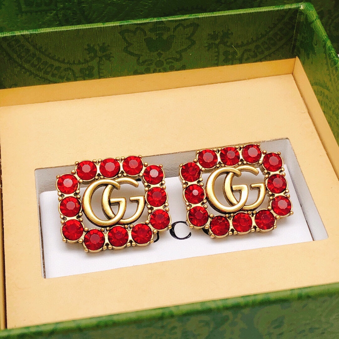 Classic Crystal Stud Earrings