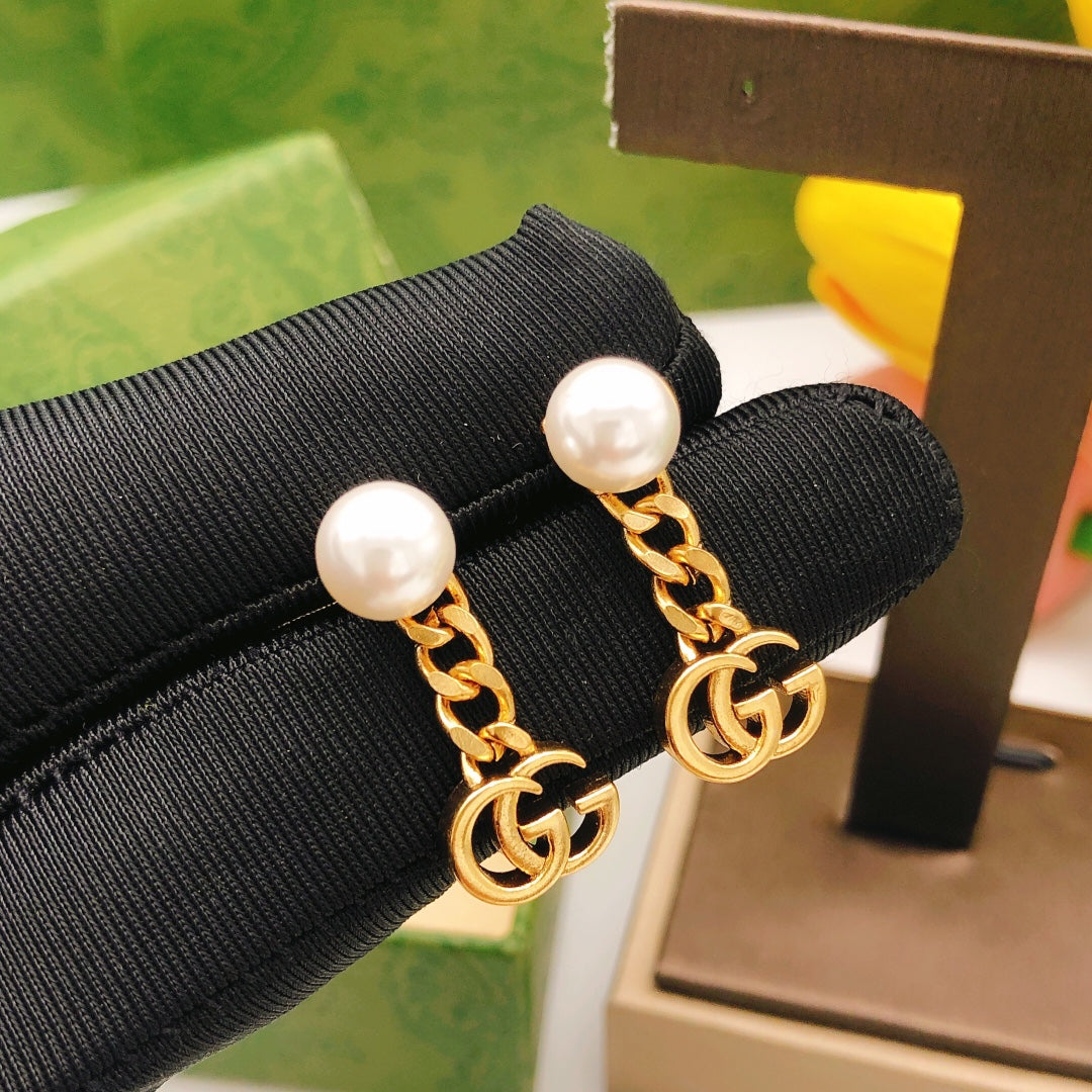 Tassel Earrings with Pearls
