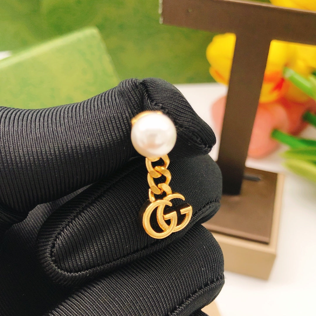 Tassel Earrings with Pearls