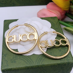 Classic Engraved Hoop Earrings