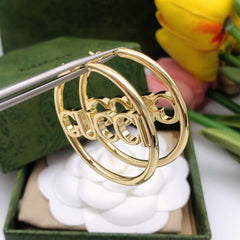 Classic Engraved Hoop Earrings