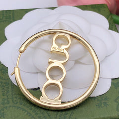 Classic Engraved Hoop Earrings