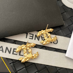 Classic Diamond Wheat Earrings