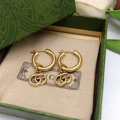 Classic Metal Hoop Earrings