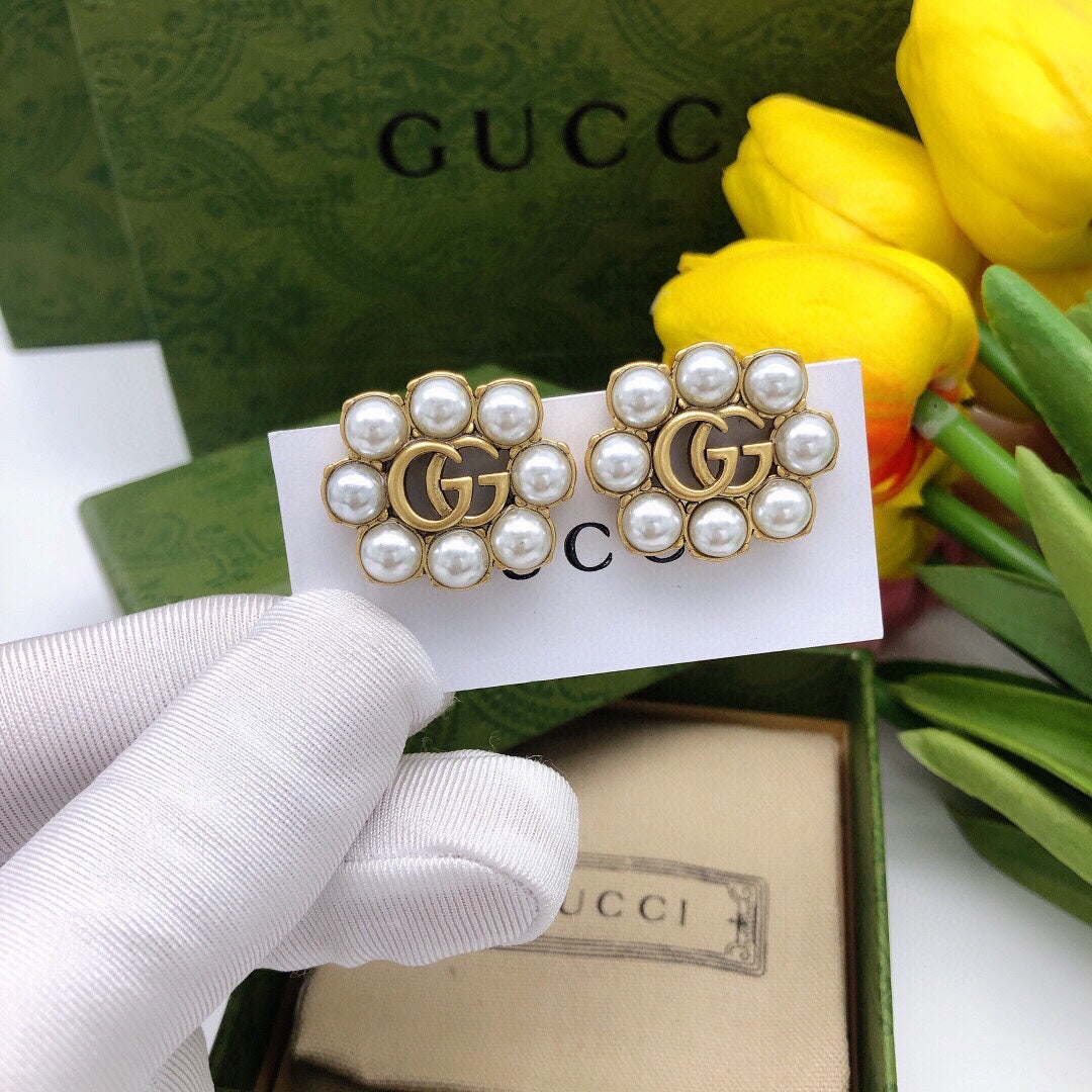 Pearl Stud Earrings
