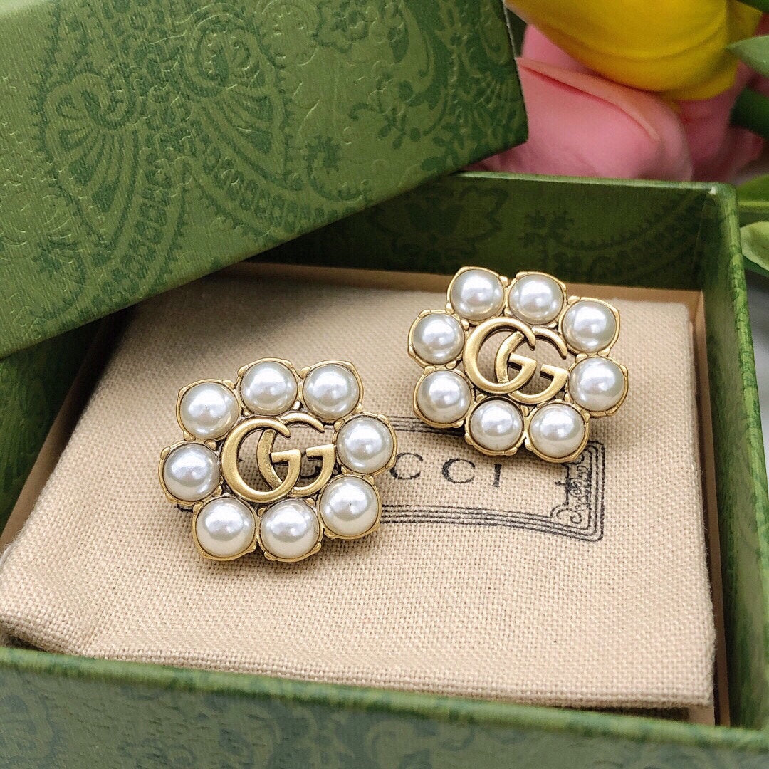 Pearl Stud Earrings
