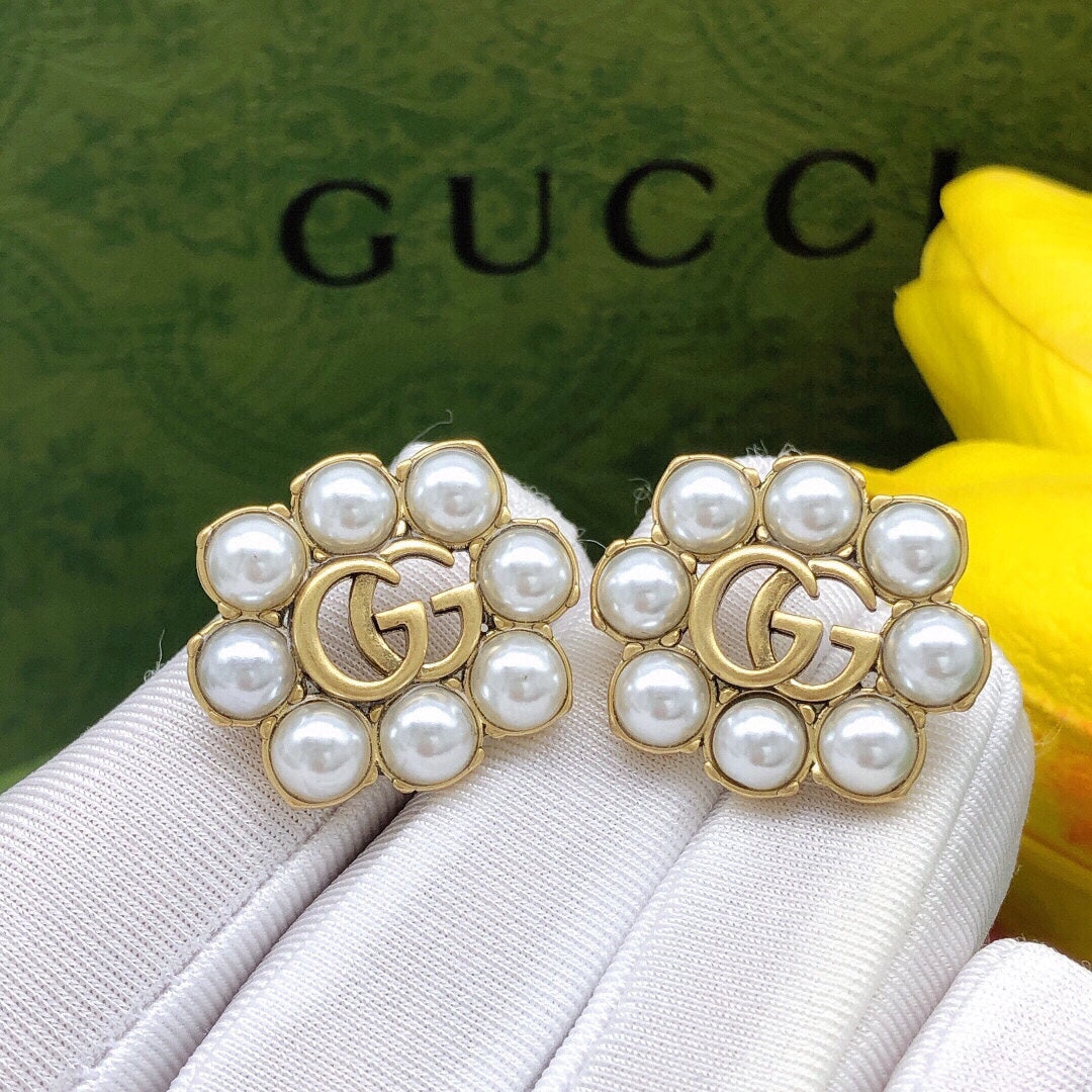 Pearl Stud Earrings