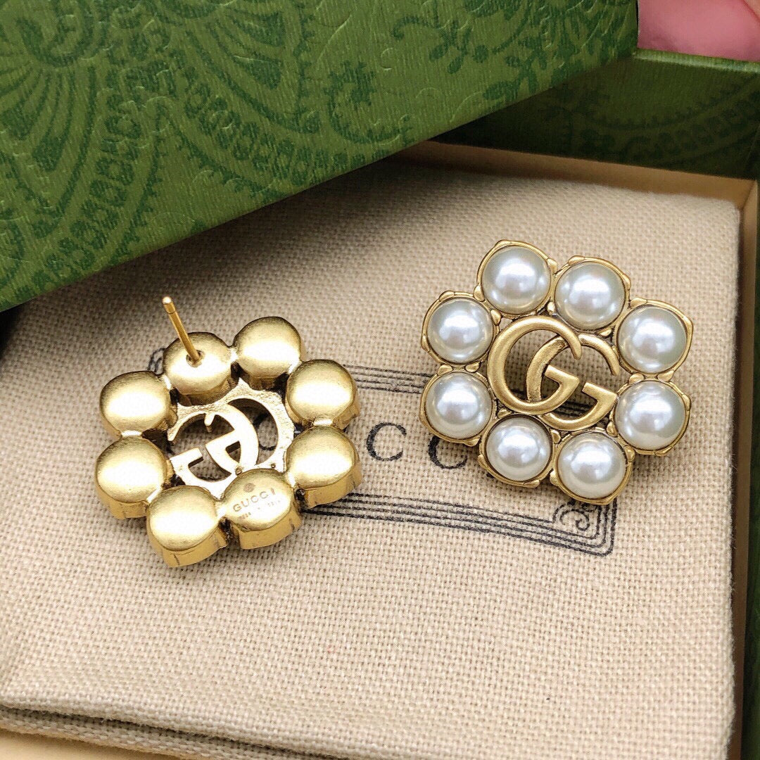 Pearl Stud Earrings