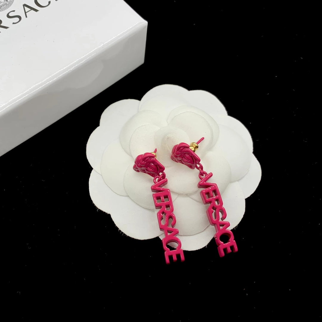 Colorful Avatar Letter Earrings