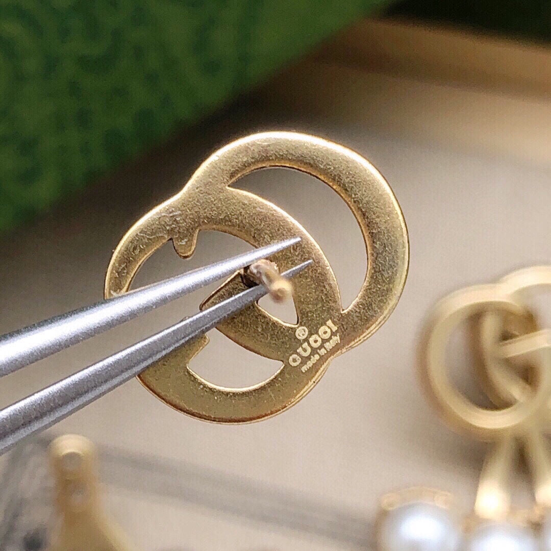 Fashionable diamond patchwork earrings
