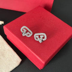 Fashionable Mini Diamond Stud Earrings