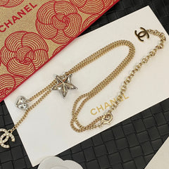 Star Heart Crystal Necklace