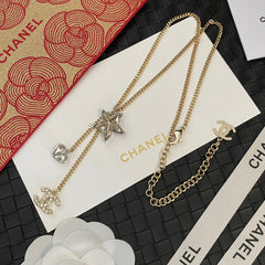 Star Heart Crystal Necklace