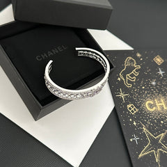 Fashionable diamond open bracelet